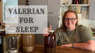 Valerian Root Tincture  Promoting CALM and SLEEP [upl. by Fulmis]