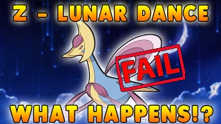 ZLUNAR DANCE IS A COMPLETE FAIL WHAT HAPPENS WHEN YOU USE IT Pokemon Sun and Moon Z Lunar Dance [upl. by Esinart879]