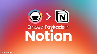 How to Embed Taskade in Notion Easy and Fast 🤯 [upl. by Bobine]