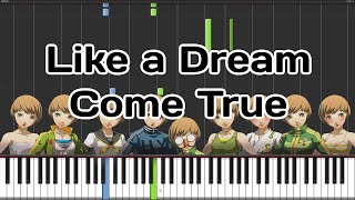 Persona 4  Like a Dream Come True Synthesia [upl. by Eniamrahc]