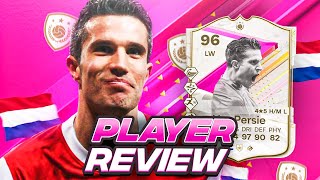 4⭐5⭐ 96 FUTTIES ICON VAN PERSIE SBC PLAYER REVIEW  FC 24 Ultimate Team [upl. by Eb]