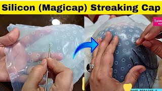 How To Make Holes In Silicon Cap  Hair Streaking [upl. by Him]