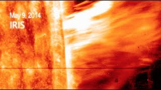 NASA  A First for IRIS Observing a Gigantic Solar Eruption [upl. by Dragoon]