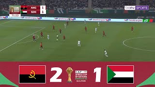 Angola x Sudão 21  Qualificatórias AFCON 2025  Melhores Momentos [upl. by Marline912]