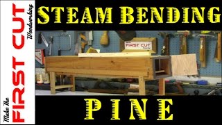 Steam Bending Wood  Pine [upl. by Nylyrehc144]