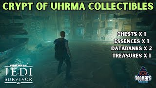 Crypt of Uhrma All Collectibles  Star Wars Jedi Survivor [upl. by Bordie253]