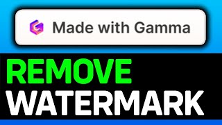 100 REMOVED How To Remove Gamma AI Watermark [upl. by Elinore640]