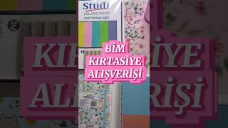 BİM Kırtasiye Alışverişim bim bimaktüel kırtasiyemalzemeleri alışveriş keşfet fyp [upl. by Oijile]