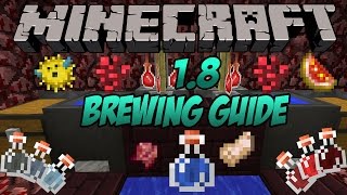 Minecraft 110 Brewing  How to Make Every Potion in Minecraft [upl. by Pier]