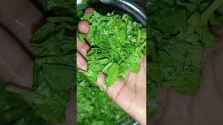 Saag recipe☺🌿 kichen subscribe like recipe [upl. by Zeni]