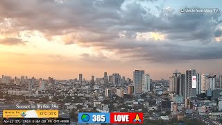 PHILIPPINES Live Camera Apr 27 2024 SAT Sunset Weather CAM Manila 1200PM  Lofi [upl. by Adnorrehs]