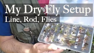 My dry fly fishing setup  leader and tippet for beginners How to setup a successful trout outfit [upl. by Rafael]