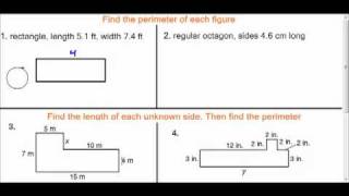 161 Perimeter of Regular and Irregular Polygonsmp4 [upl. by Ynned]