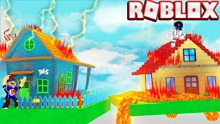 HORRIFIC HOUSING With A HORRIFIC NEIGHBOR  ROBLOX [upl. by Intruoc822]