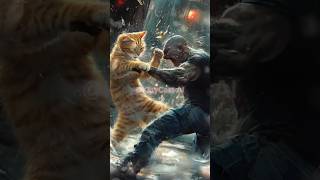 🐈Brave cat fight for catmom cat action movie🔥 catshorts catlovers shorts funnycats catfight [upl. by Procora]