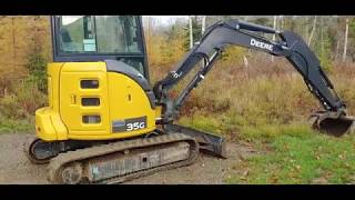 John Deere 35G excavator walkaround [upl. by Fredia95]