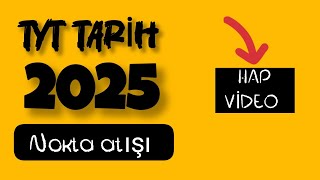 SORU GELECEK KRİTİK KONU  TYT 2025 [upl. by Nosloc818]