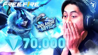 DAPAT ELITE PASS DAN 70000 DIAMOND DARI GM FREE FIRE [upl. by Olleina18]