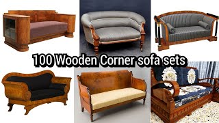 Top 100 Wooden Sofa Design 2024  Modern Wooden Corner Sofa Set Design Ideas  Indian Wood Furniture [upl. by Southworth801]