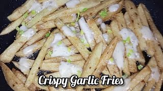 Crispy Garlic Fries Recipe  Butter Garlic Fries by Rizwan Cooking Channel [upl. by Ekalb]