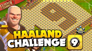 Easily 3 Star Noble Number 9  Haaland Challenge 9 Clash of Clans [upl. by Enovad]