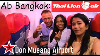 Thai Lion Air  günstiger Thailand Inlandsflug mit Lion Air in einer B737800  Trip Report [upl. by Nora]