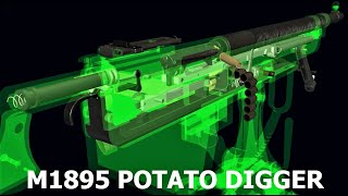 How a M1895 Potato Digger Machine Gun Works [upl. by Brantley]