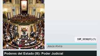 Poderes del Estado Español Poder Judicial  MasterD [upl. by Nnyltak]