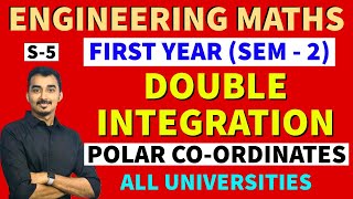 DOUBLE INTEGRATION  MULTIPLE INTEGRAL  S5  ENGINEERING FIRST YEAR  SEM2  SAURABH DAHIVADKAR [upl. by Ainesey]