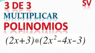 333c Multiplicación de 1 binomio y 1 polinomio3 de 3 [upl. by Ahsi]