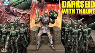 McFarlane DC Multiverse Darkseid With Throne Zack Snyders Justice League Action Figure Review [upl. by Melquist]