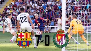 FC Barcelona vs Real Valladolid Post Match Analysis  Barca Match Analysis [upl. by Nonnair]