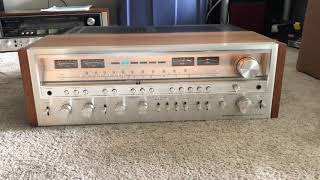 Pioneer SX1280 Vintage Home Stereo Audio AM FM Receiver [upl. by Dori]