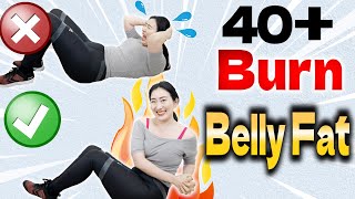 Three Easy Exercises To Reduce Belly Fat for Women Over 40 No Crunches [upl. by Viva436]