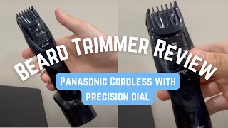 Panasonic Cordless Mens Beard Trimmer Review [upl. by Anitsihc]