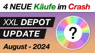 4 NEUE Käufe  2 GeheimtippAktien  DepotUpdate August 2024 [upl. by Jenni]