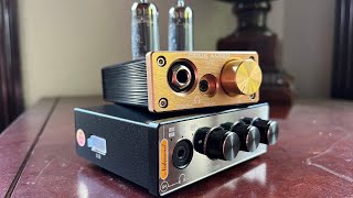 Douk Audio U10 Mini Tube Headphone Amplifier amp Nobsound Q4 USB DAC Review  Small Affordable Fun [upl. by Nyleda]