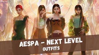 AESPA  NEXT LEVEL Outfits [upl. by Hsuk620]