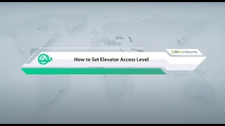 ZKBio CVSecurity Tutorial  How to Set Elevator Access Level [upl. by Leahcimnoj392]