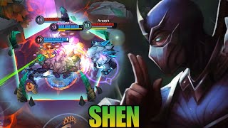 العب شين وضمن الفوز  Wild Rift Shen [upl. by Idnar]