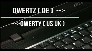 How to change QWERTZ to QWERTY keyboard [upl. by Gerlac]