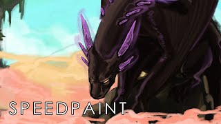 SPEEDPAINT  Wyvern [upl. by Magdaia]