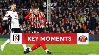 Fulham v Sunderland  Key Moments  Fourth Round  Emirates FA Cup 202223 [upl. by Niret]