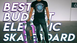 BEST BUDGET ELECTRIC SKATEBOARD  MEEPO BOARD REVIEW [upl. by Berners]