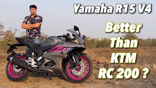 2024 Yamaha R15 V4 Review  Better Than KTM RC 200 [upl. by Akir797]