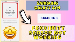 Samsung Proximity Sensor Not Working Problem Samsung Galaxy A04 [upl. by Holms]