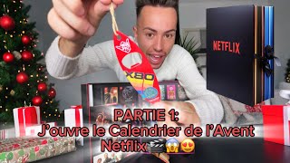 Partie 1 J’ouvre le Calendrier de l’Avent Netflix 🎬😱😍 [upl. by Partan35]