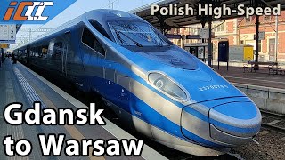 Gdansk to Warsaw on the excellent PKP EIP highspeed train [upl. by Dahaf]