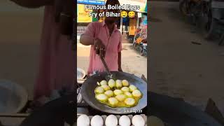 Famous Boiled Eggs Fry of Bihar shorts eggsfry patnastreetfood [upl. by Deeann745]