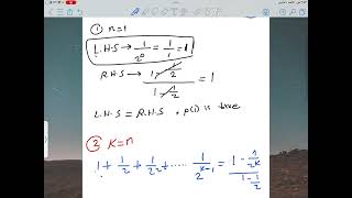 14 principle of mathematical induction  prove example 2 i [upl. by Attenal]